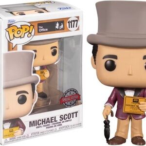 Funko Michael Scott Vinyl Figure with Purple Suit
